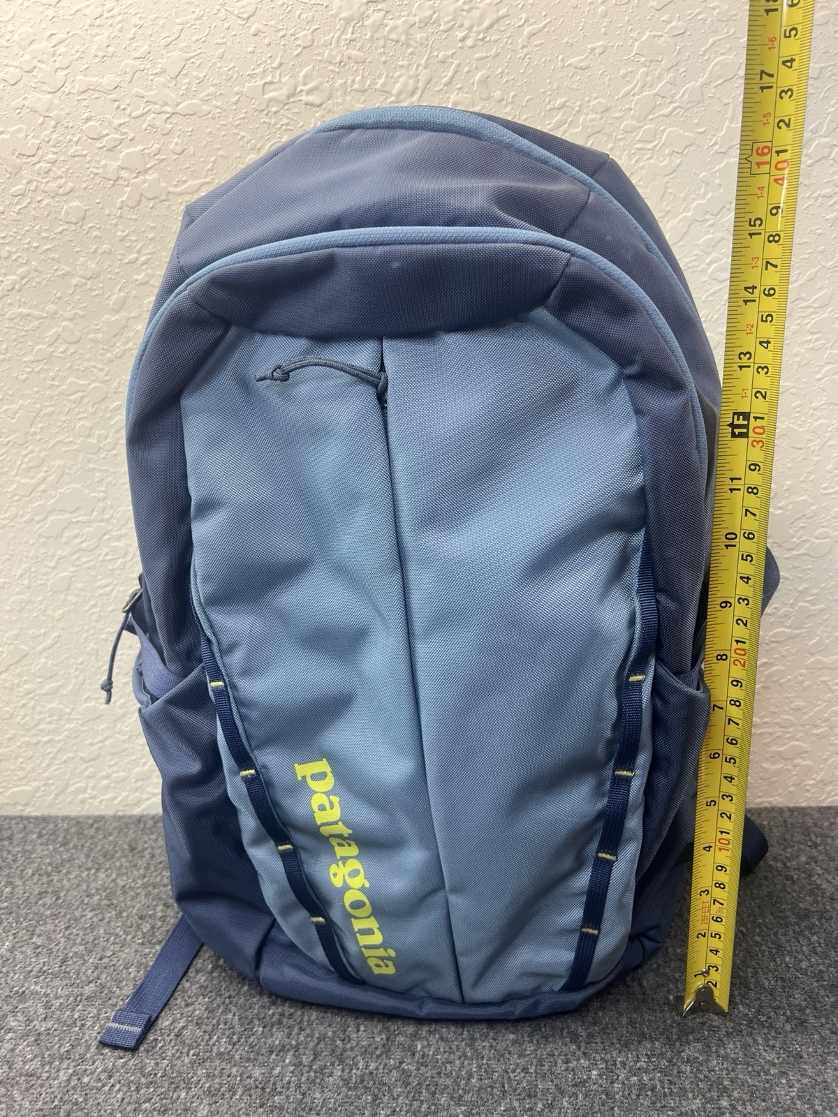 Patagonia Refugio Backpack 26L Blue Watercolor Daypack with Multiple Pockets