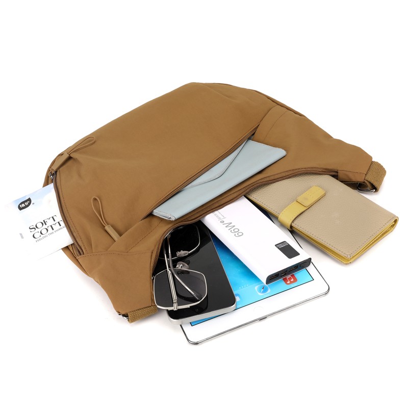 Men’s Women’s Shoulder Bag Business Casual Crossbody Bag Waterproof Multi Pocket