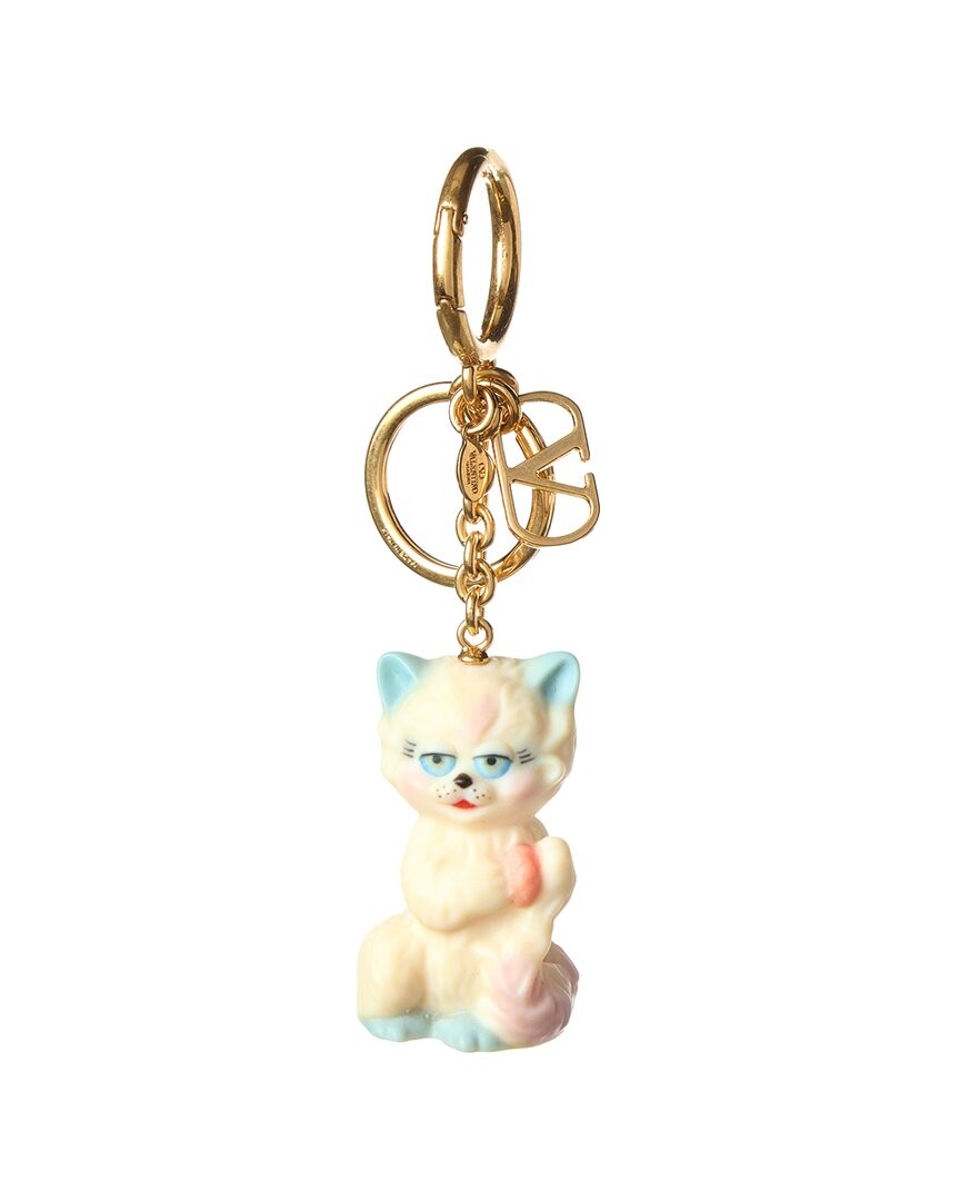 Valentino Le Chat De La Maison Bag Charm Men’s White