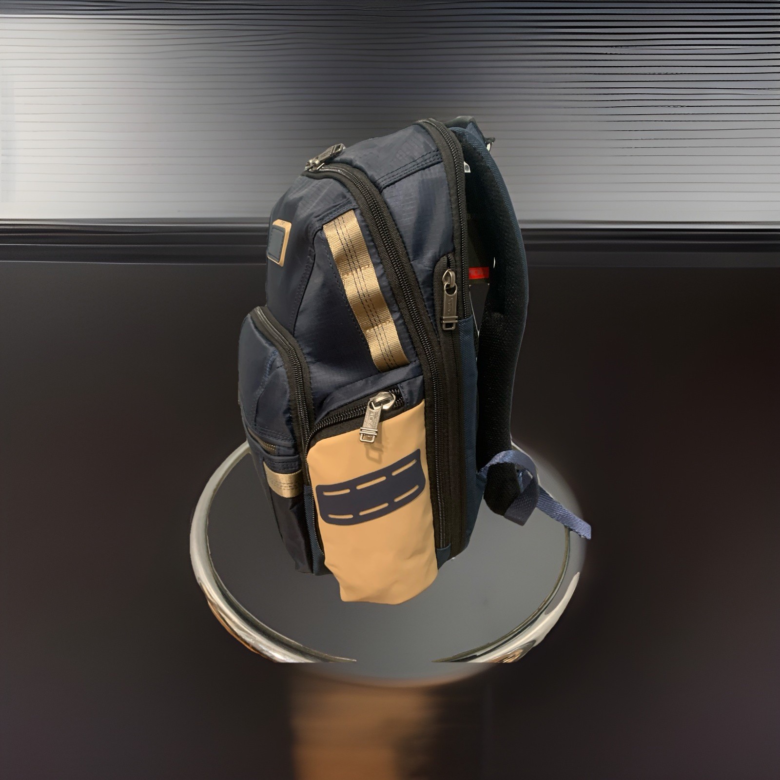 New-Tumi Alpha Bravo Navigation Backpack $595 Midnight Navy/Khaki