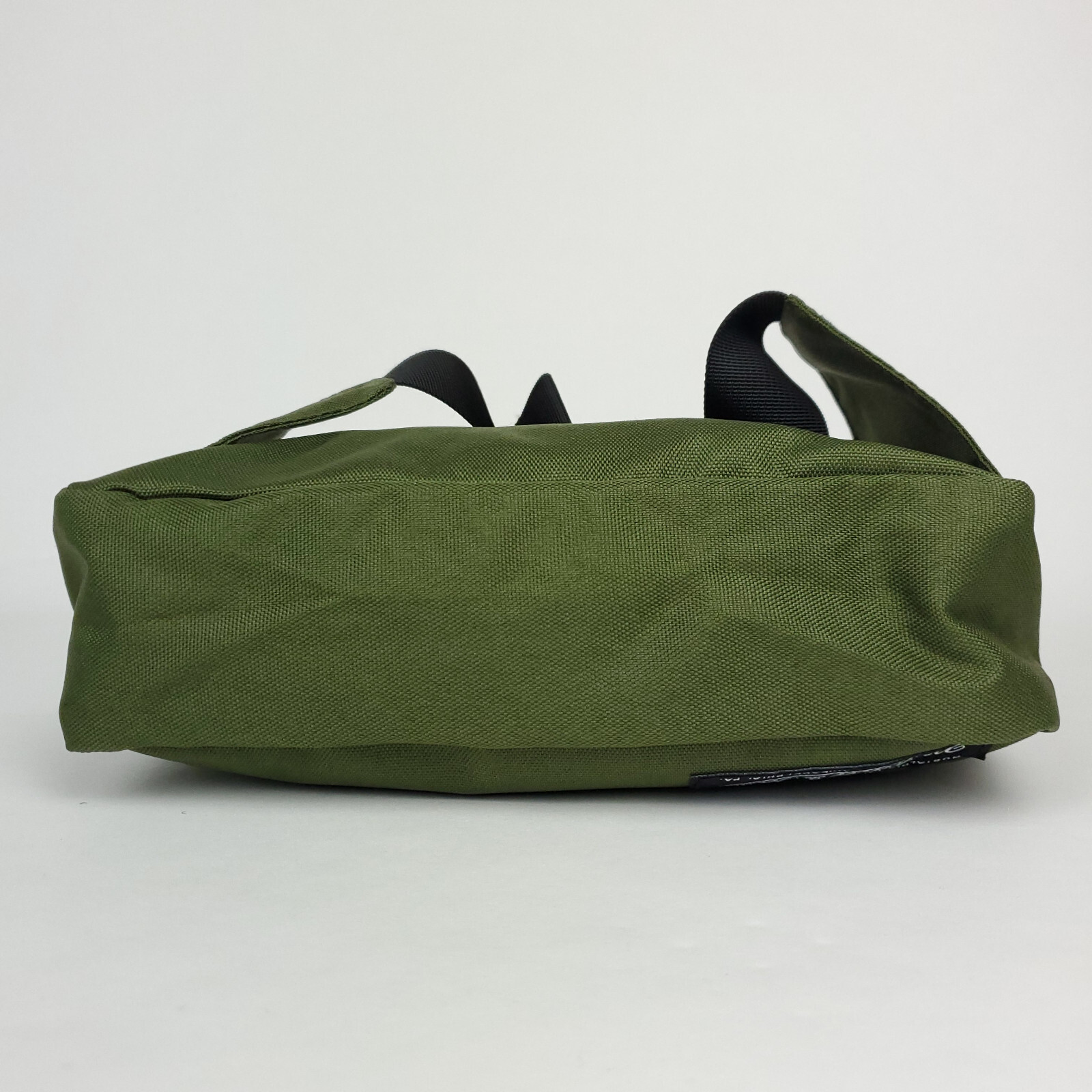 Mitchell & Ness Olive Waist Bum Bag Fanny Pack Nylon Brande Woven Label NWT