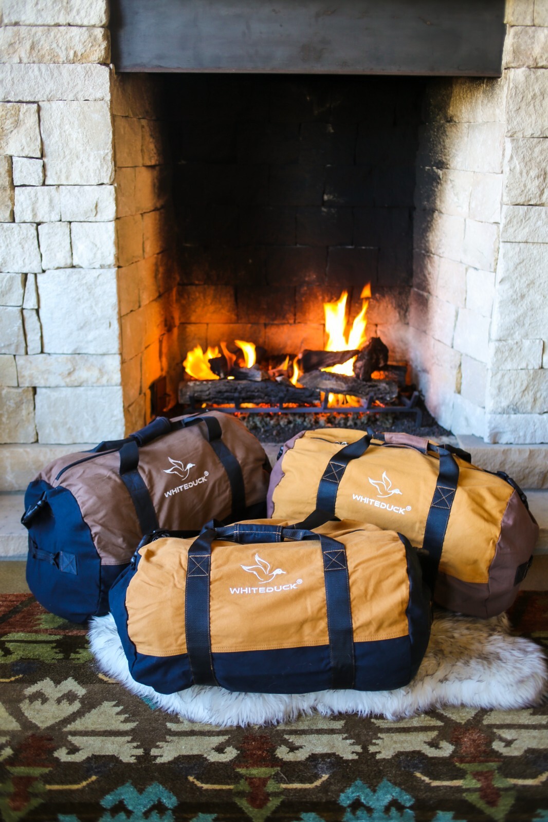 WHITEDUCK Solid Duffel Bag – Storage, Plastic Zipper – 5 Size