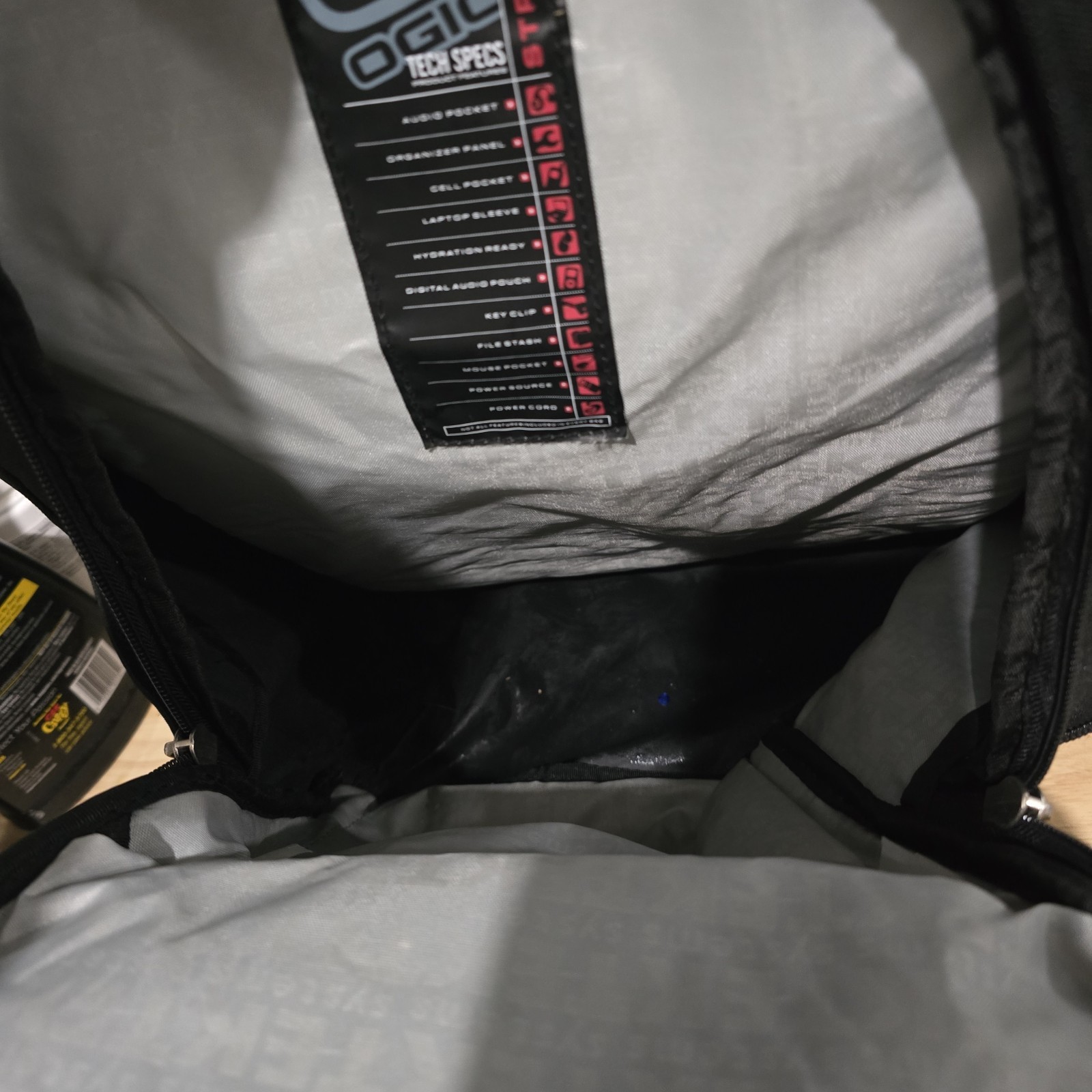 OGIO Tech Systems Street Backpack Black Bag Technical Laptop Sleeve.