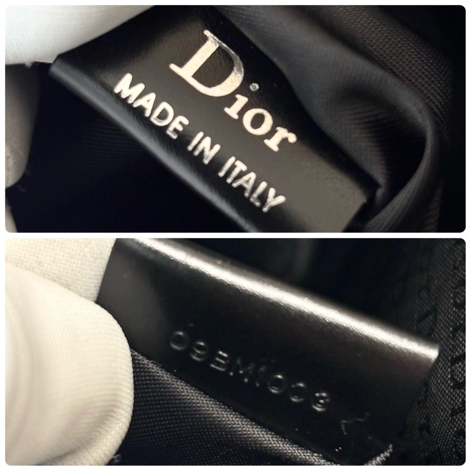 Christian Dior Leather Business Bag With Key Made in Italy From Japan