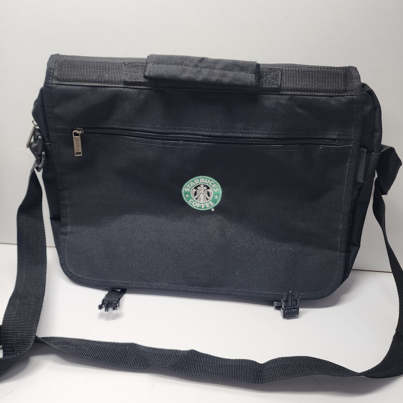 Rare Starbucks Coffee Promo Messenger/Laptop Bag Leeds Black