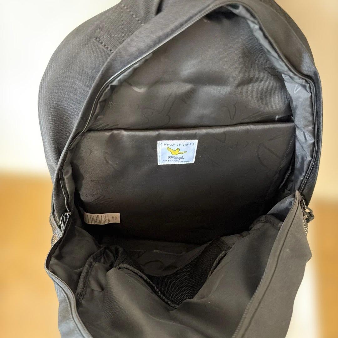 ART BY MARK GONZALES Black Backpack 49.5cm x 33cm x 17cm
