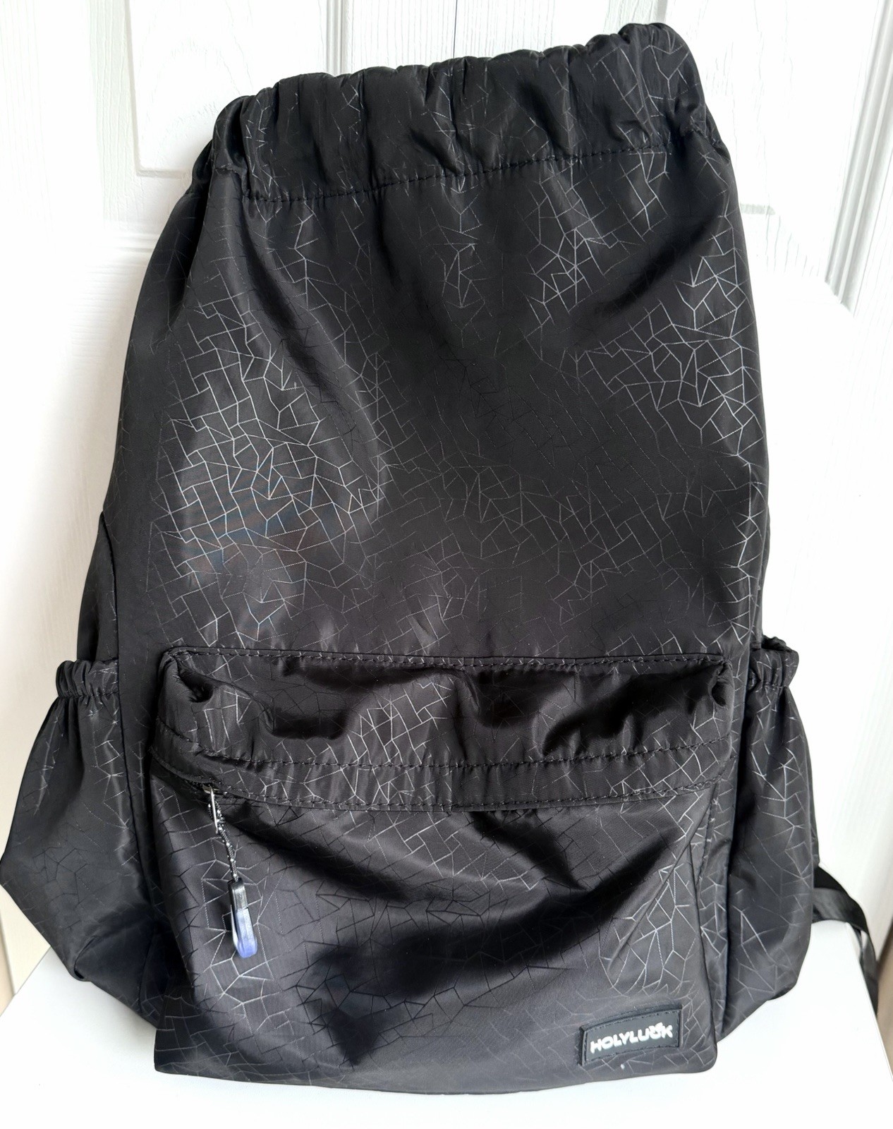 Gym Backpack, Water resistant, String Cinch, Side Zipper, Pockets