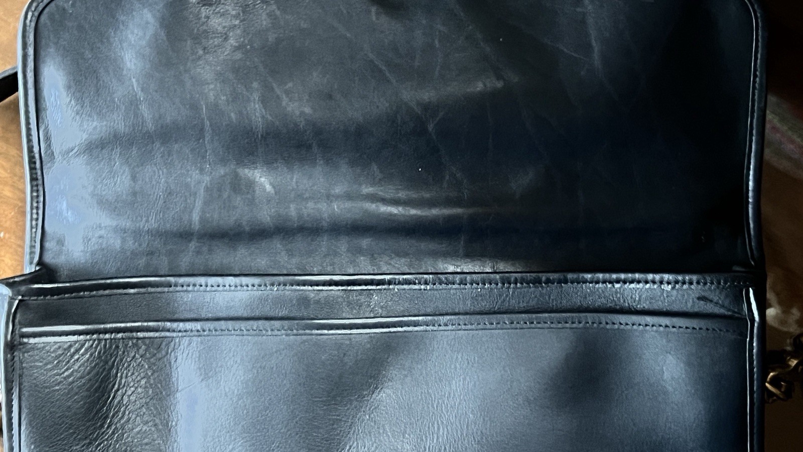 Vintage Coach Lexington Black Leather 5265 Briefcase Shoulder Bag