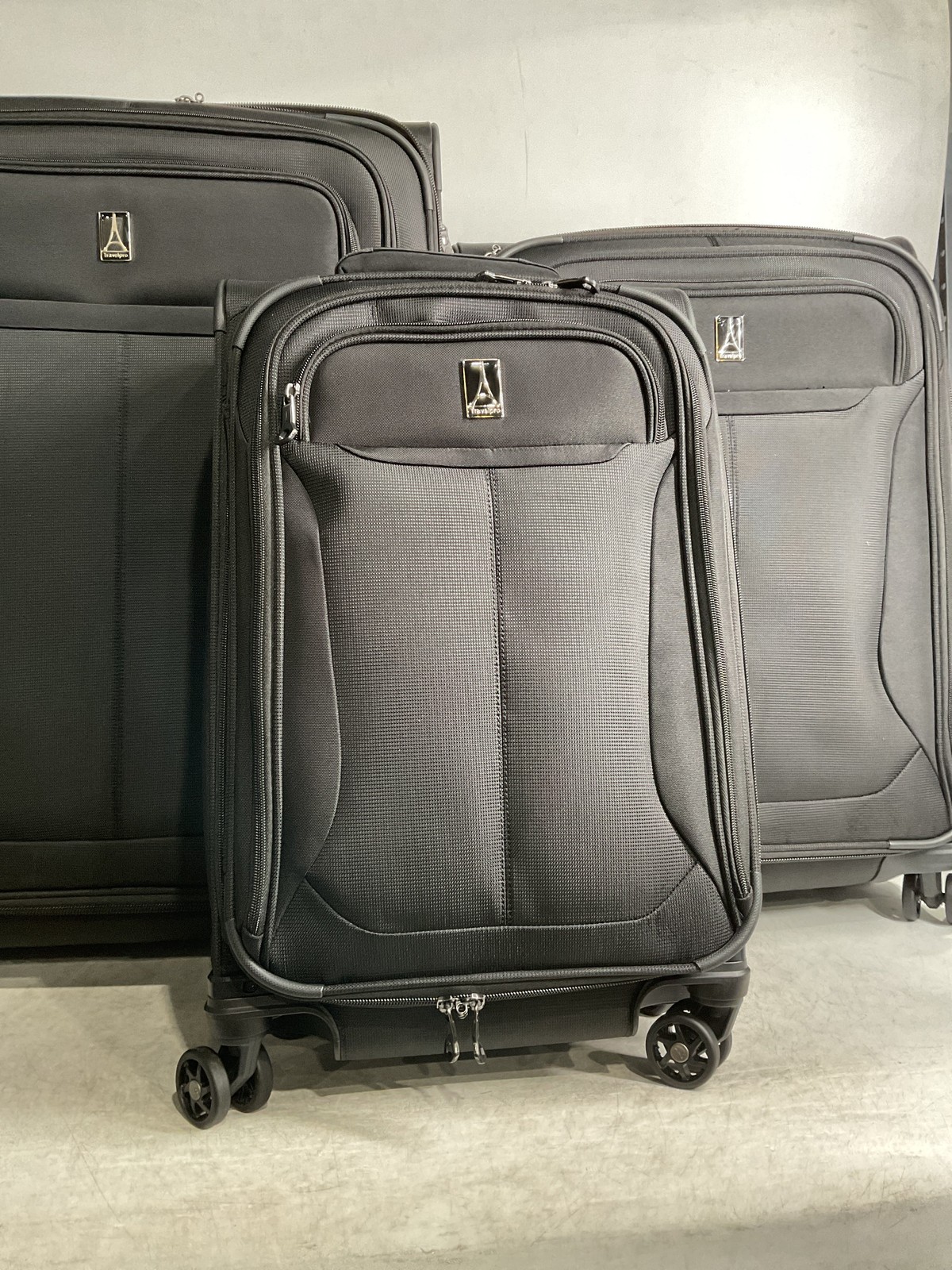 Travelpro Tourlite Softside Expandable Luggage 4 Spinner Wheels, 3 Piece Set U2