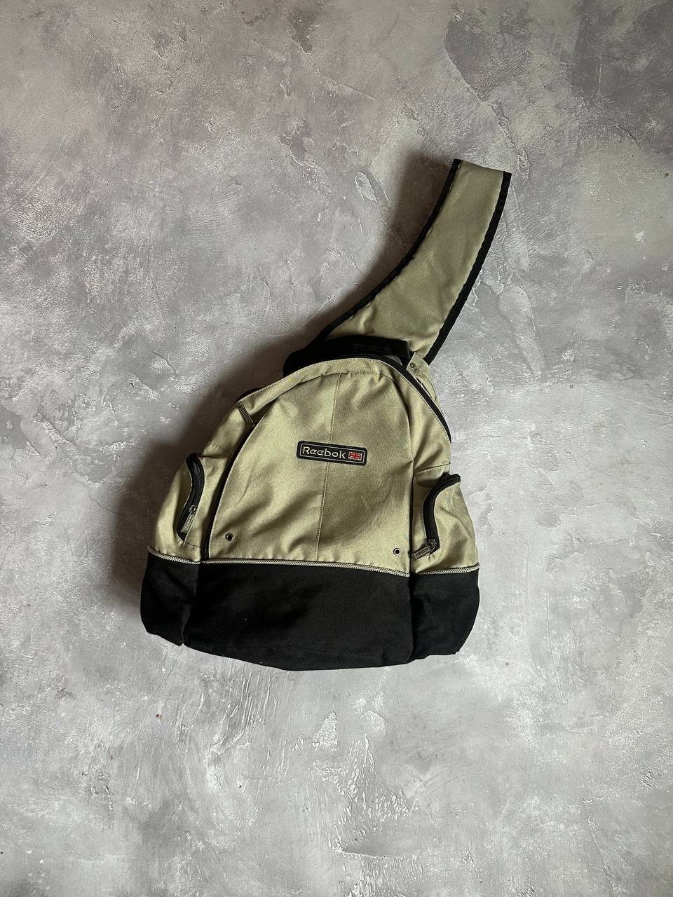 Reebok Crossbody Y2K Vintage Sling Bag Gorpcore Small Logo Beige