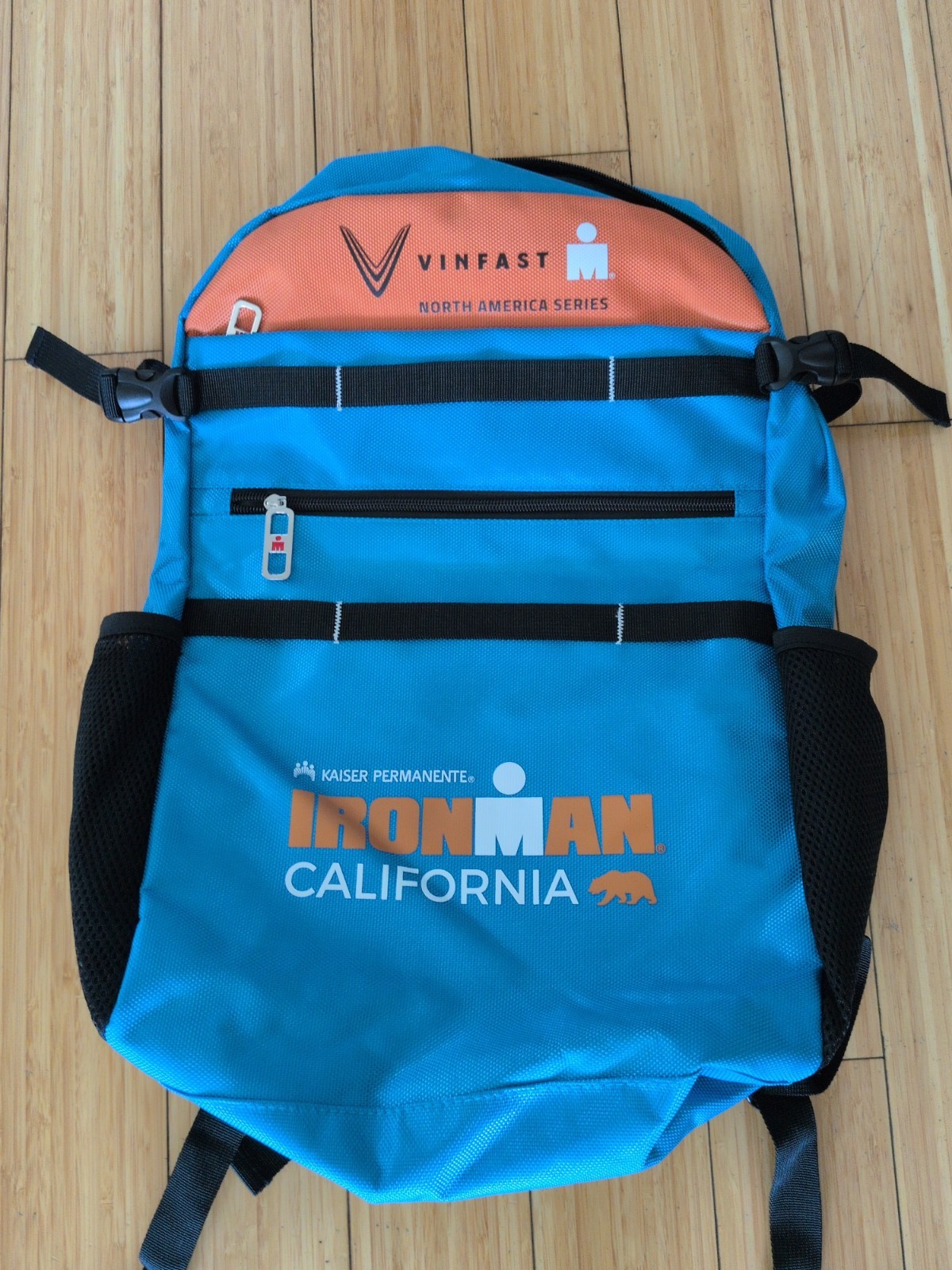 Official Iron Man California 2022 Backpack by Viewsport Blue/Orange Vinfast NWOT
