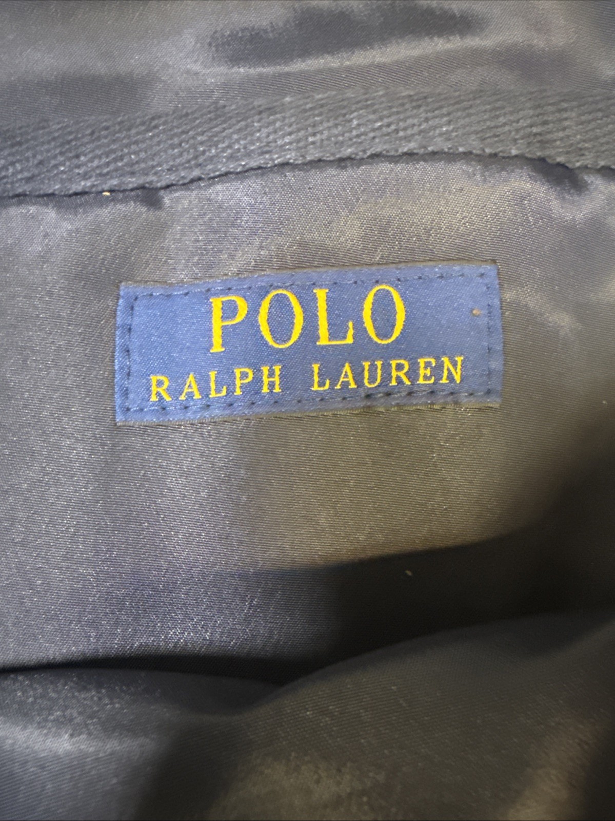 POLO RALPH LAUREN Red Corduroy Backpack, Bag. Logo, Handle & Straps-NEW