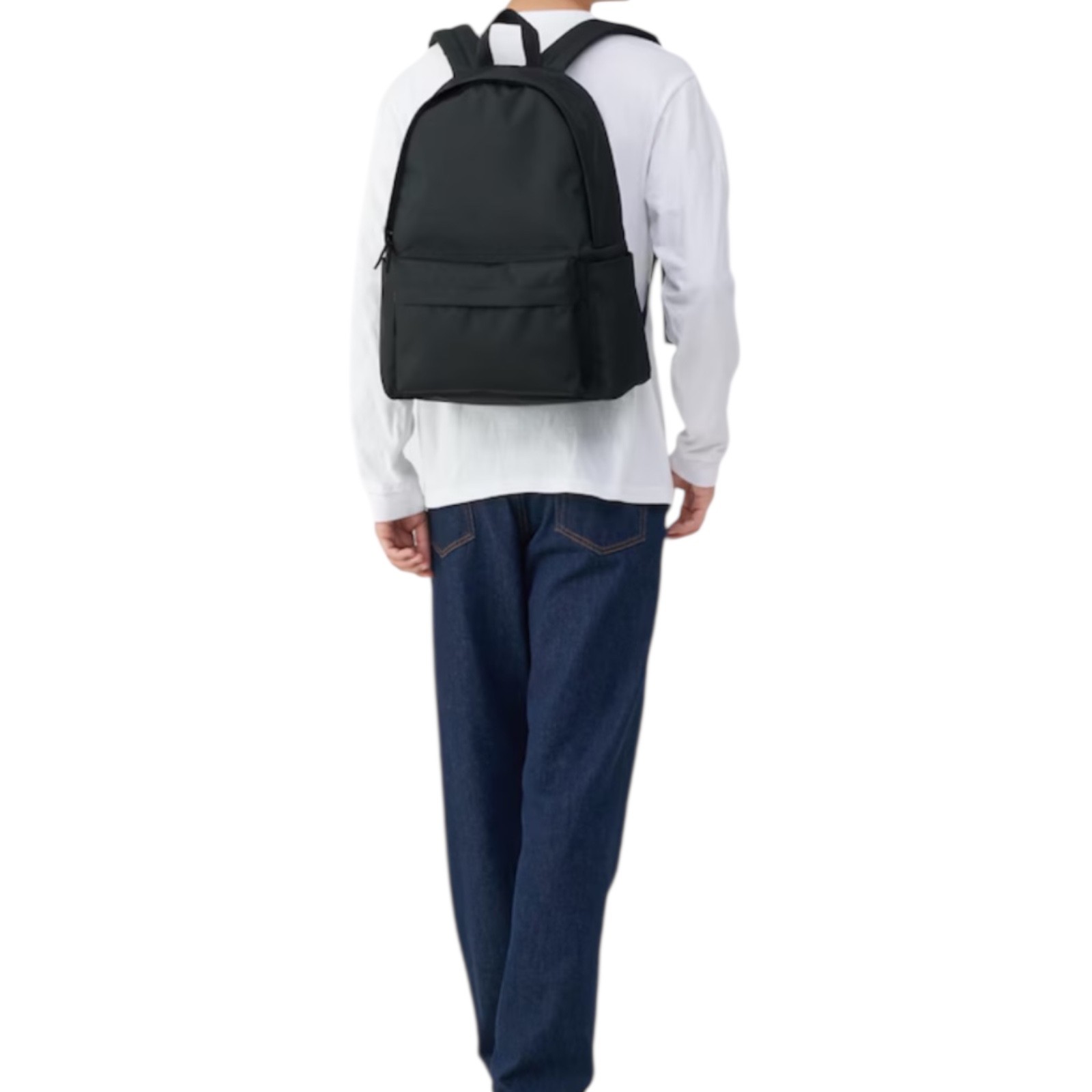 MUJI Shoulder Load Reducing Water Repellent Backpack Black 22L Japan