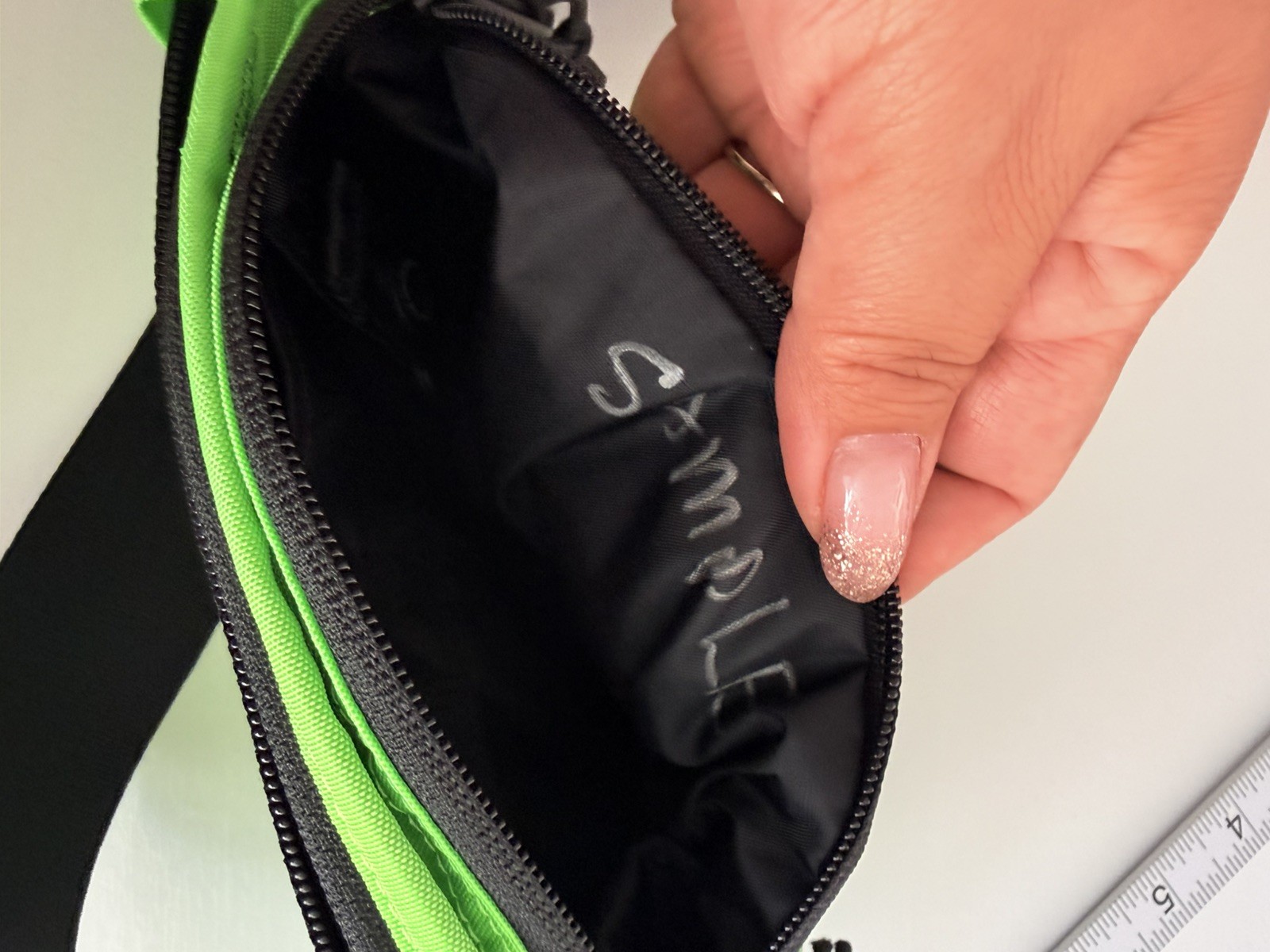 The Brown Buffalo Conceal Waistpack Sling Ultra Neon Green Grid TBB Fanny Pack