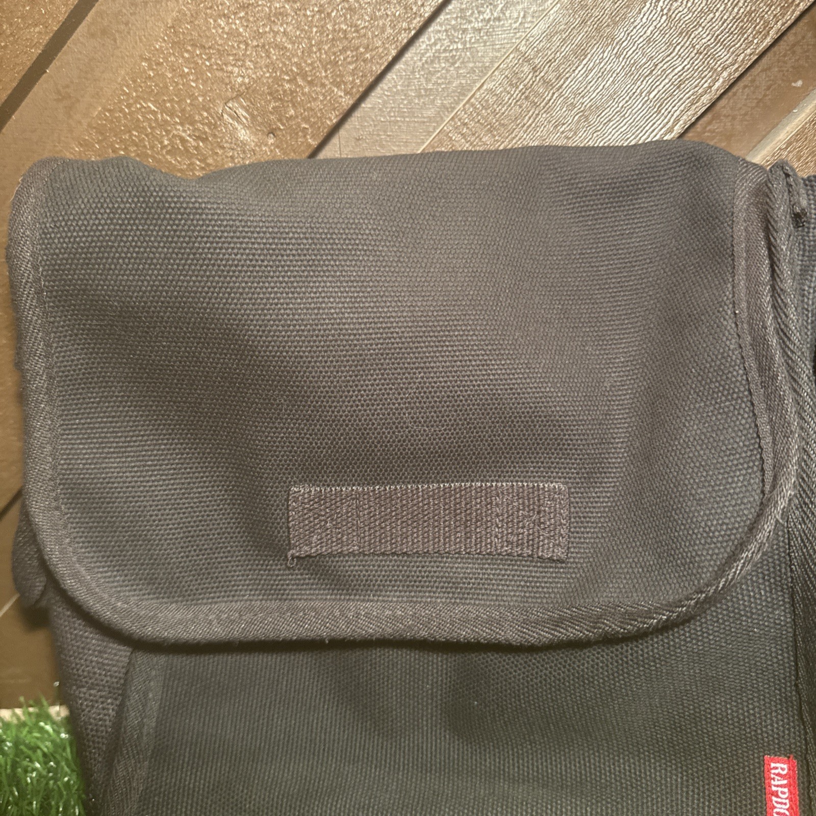 Rapdom Black Canvas Military Field Bag Tactical Shoulder Messenger 10x10x4 R34