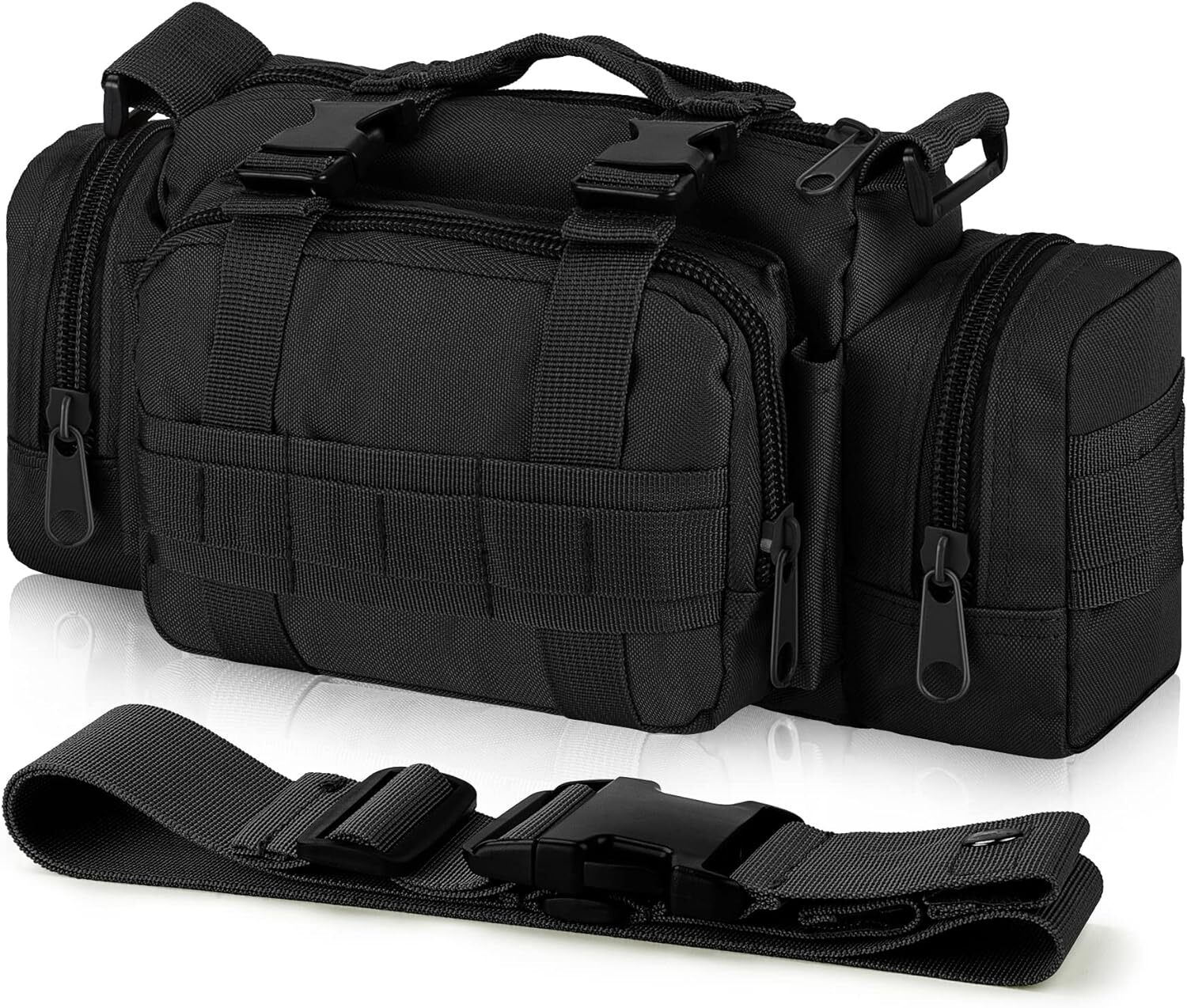 Tactical Shoulder Duffle Bag Water Resistant Deployment Bag Molle Utility Pouch