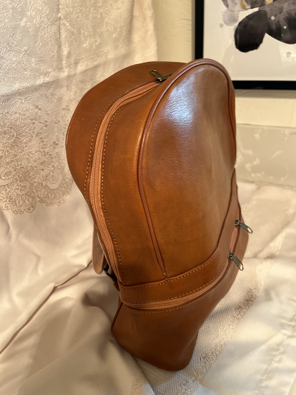 Backpack Genuine Leather – Handmade in Morocco – Large 24″x20″
