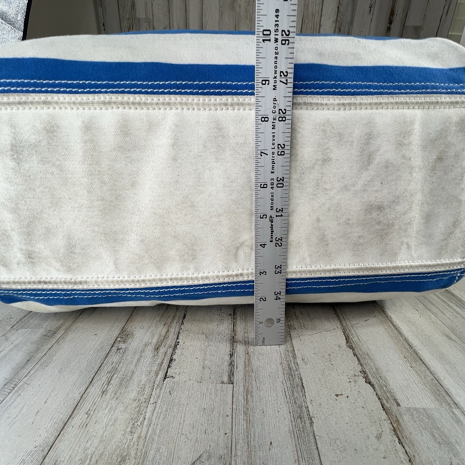 Y2K Abercrombie & Fitch Duffle White Striped