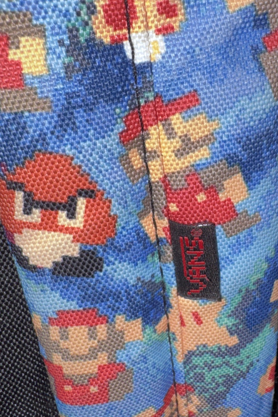Vans Nintendo Super Mario Bros Backpack 8 Bit Print