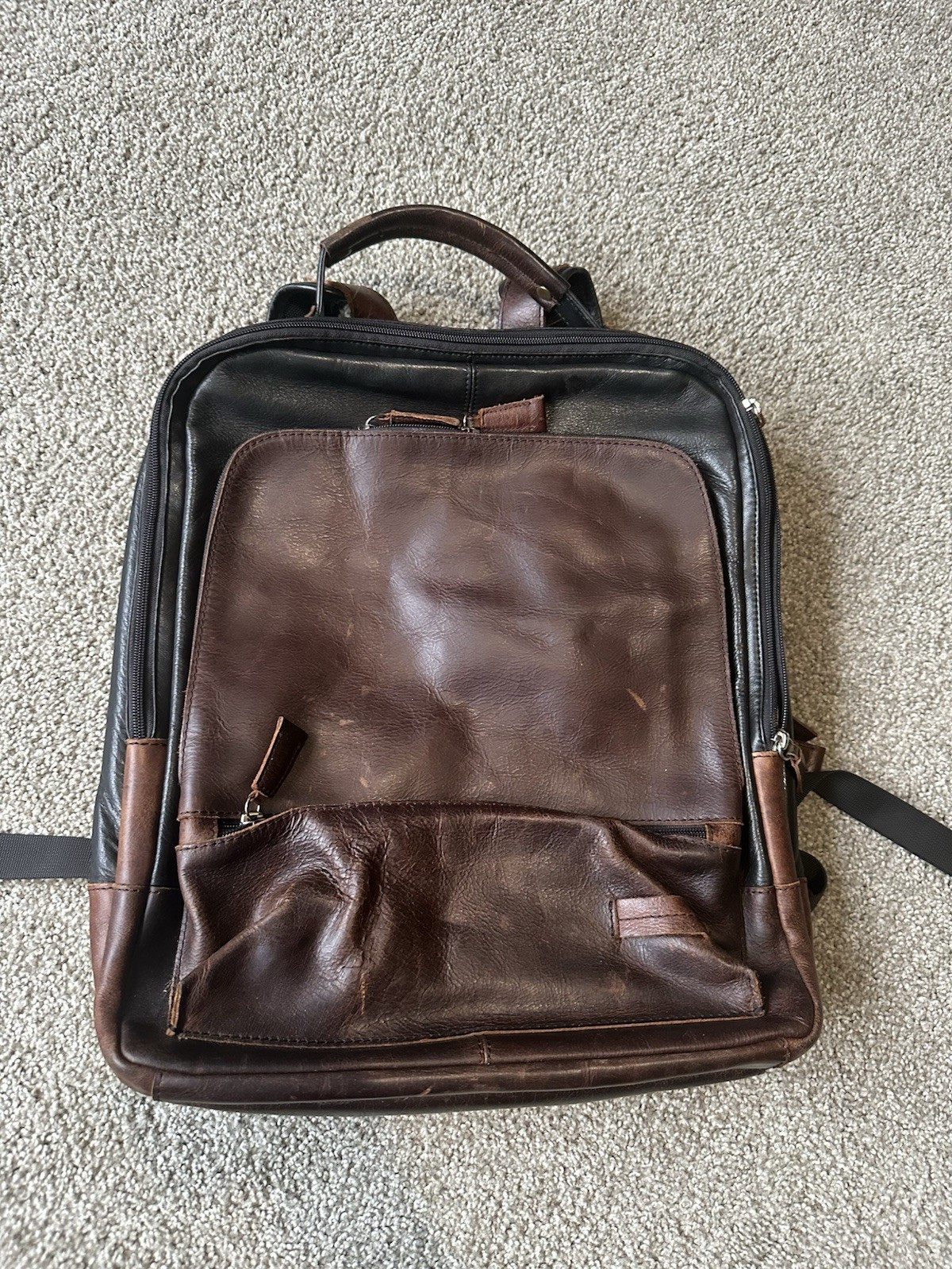 Overland Sheepskin Co. Princeton Leather Backpack
