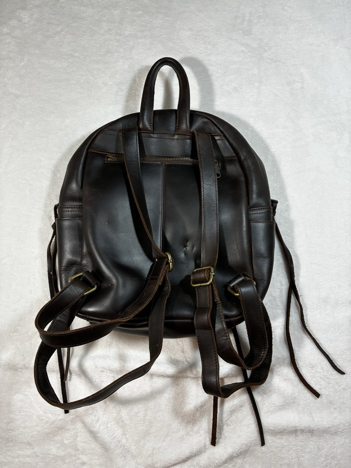 Baseballism Natalie Glove Leather Brown Backpack