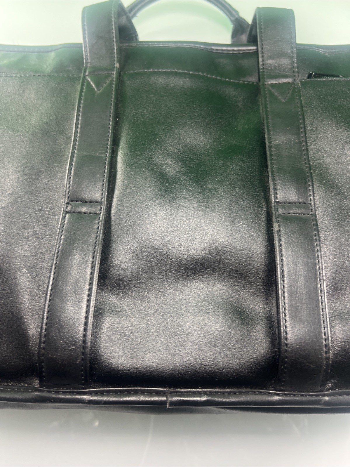 Leather Tech Organizer Briefcase