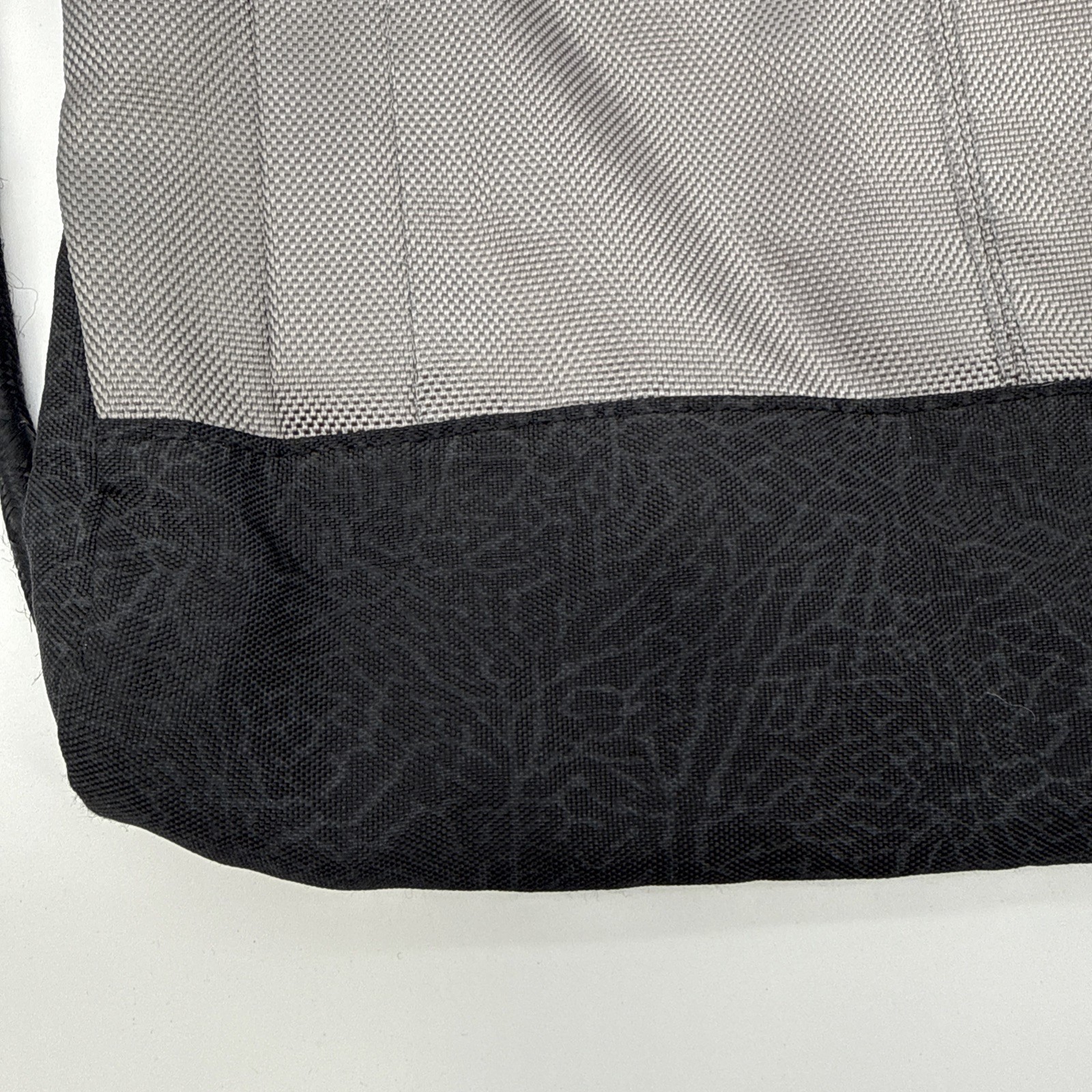 Nike Jordan Jumpman Drawstring Bag Pouch Gray Black Elephant Print Equipment Bag