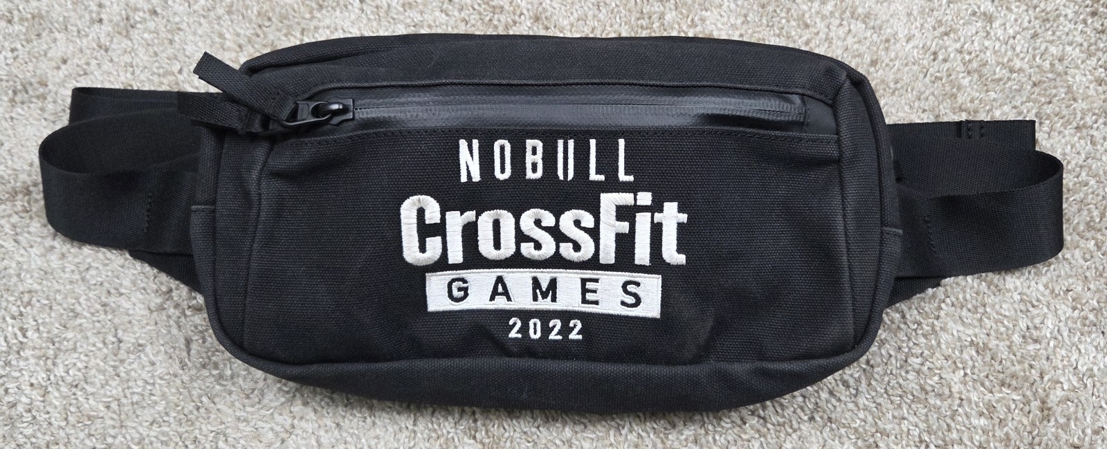 Nobull Crossfit Games 2022 Canvas Crossbody Bag Black Fanny Pack Waist Pack