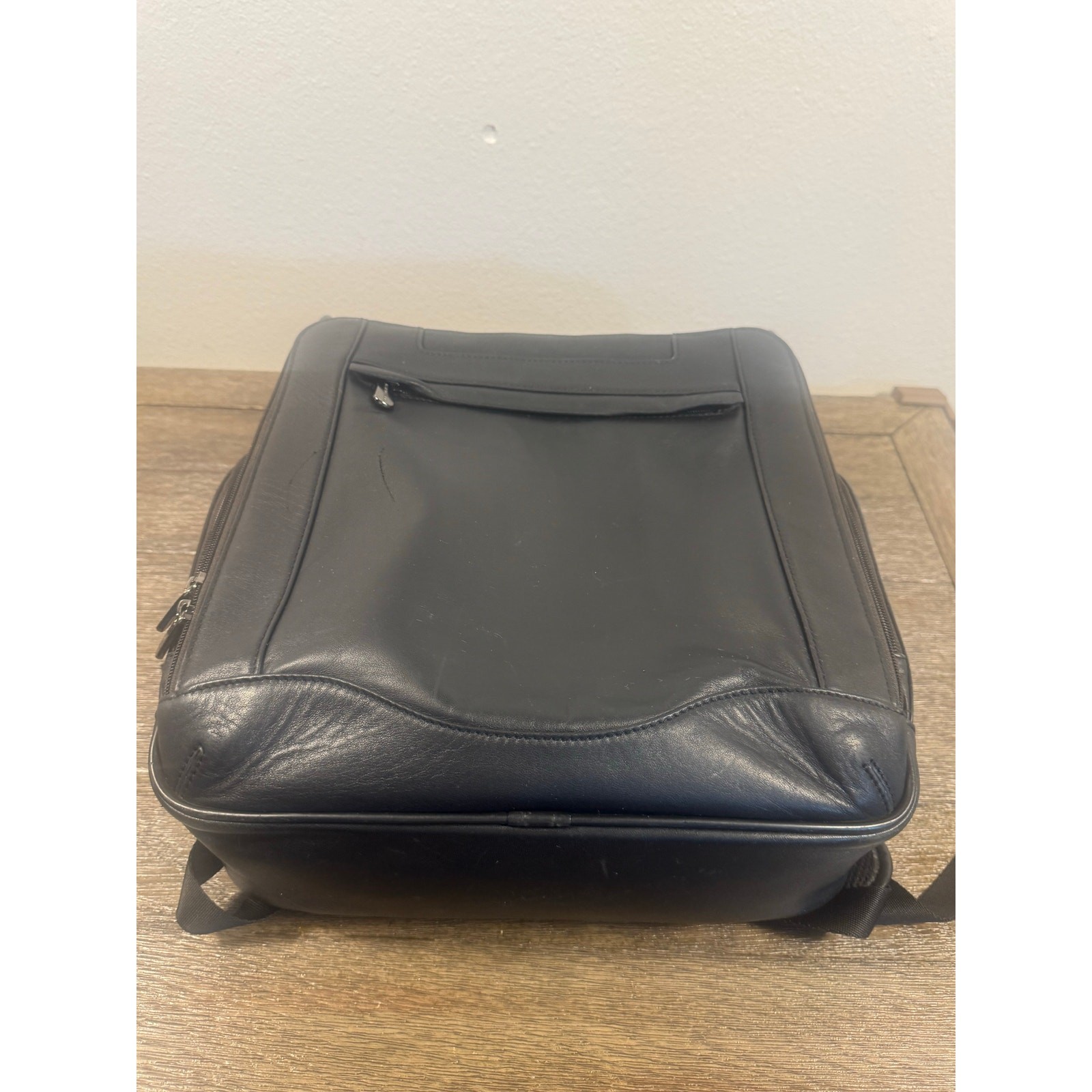 Designer x Hartmann Metropolitan Executive Backpack Deep Black Leather