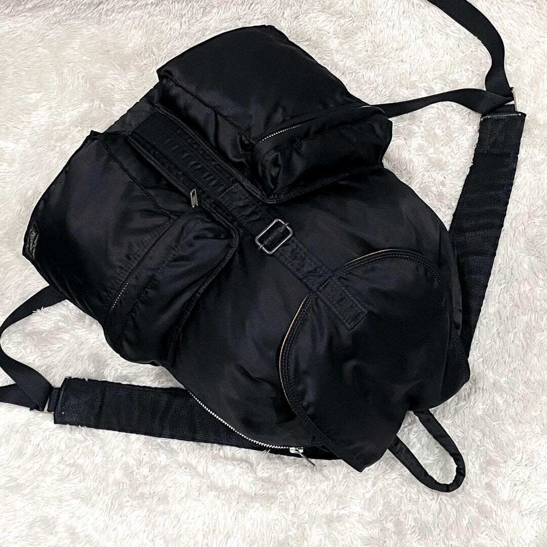 Porter Tanker Backpack Black Nylon Large A4 622 79312 Unisex Japan Rare 65