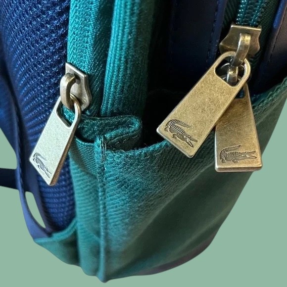LACOSTE Men/Kids Varsity Logo Backpack Bag (Size 15L) (9A6219-F9W)