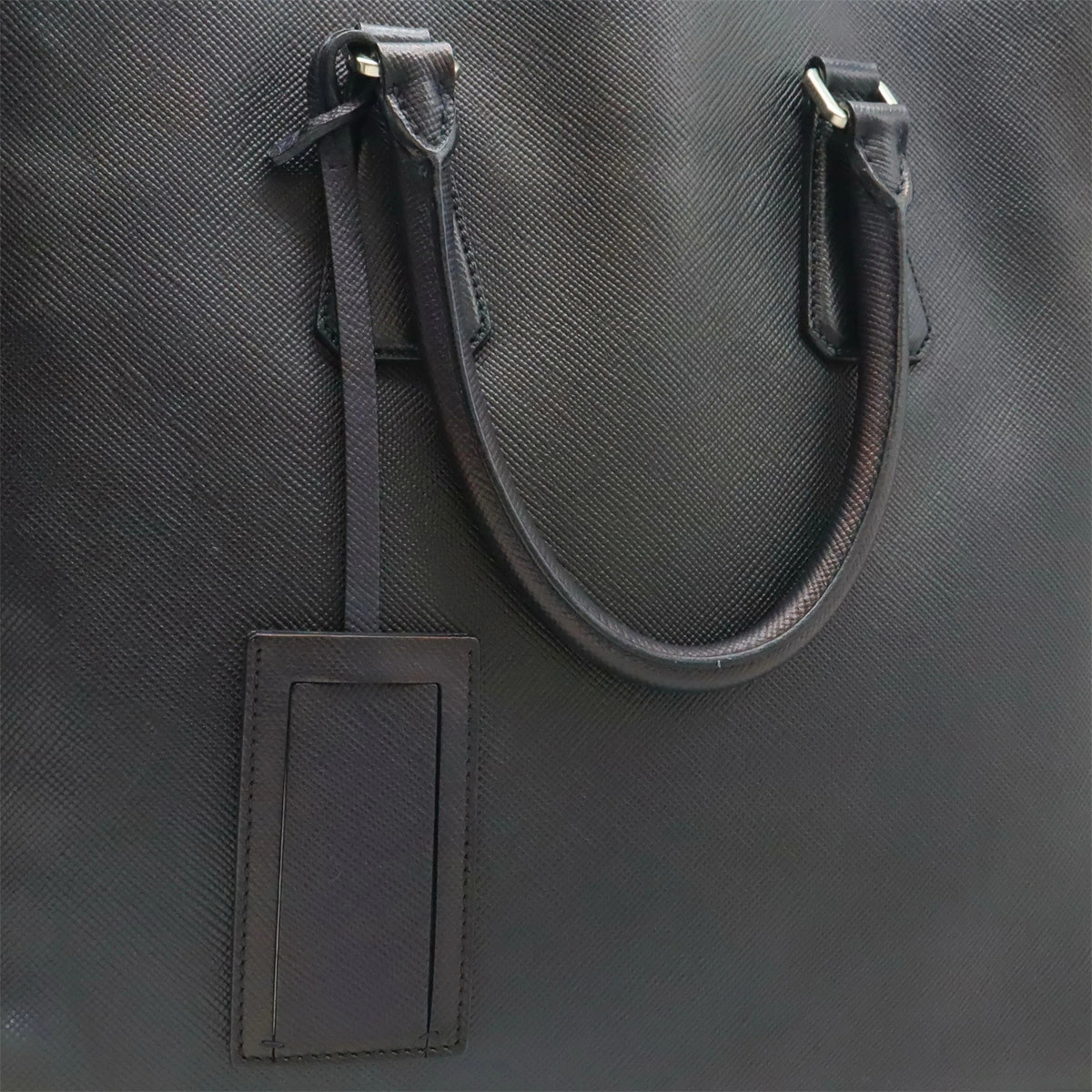PRADA Triangle Logo Saffiano Tote Bag 2Way Shoulder Bag Crossbody