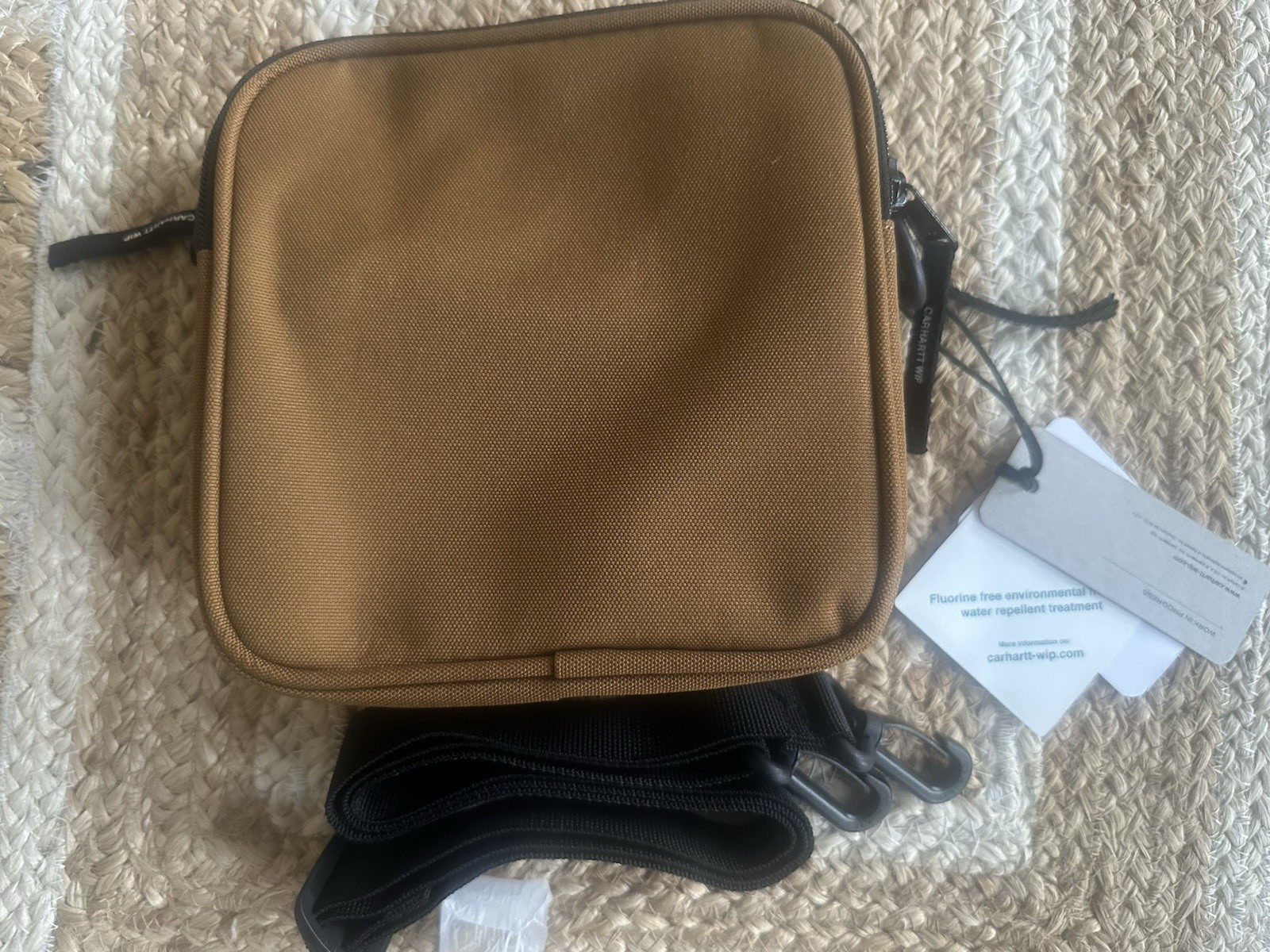Carhartt Essentials Bag Small Hamilton Brown Shoulder Strap NWT