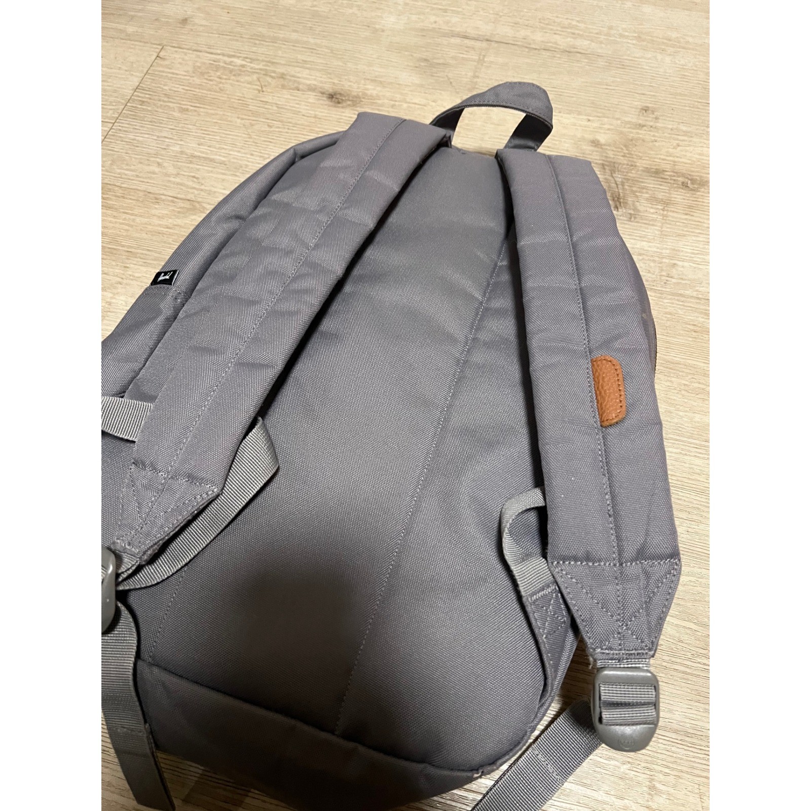 Herschel Supply Co Nova Settlement Backpack Grey Canvas School Travel Bag Mens
