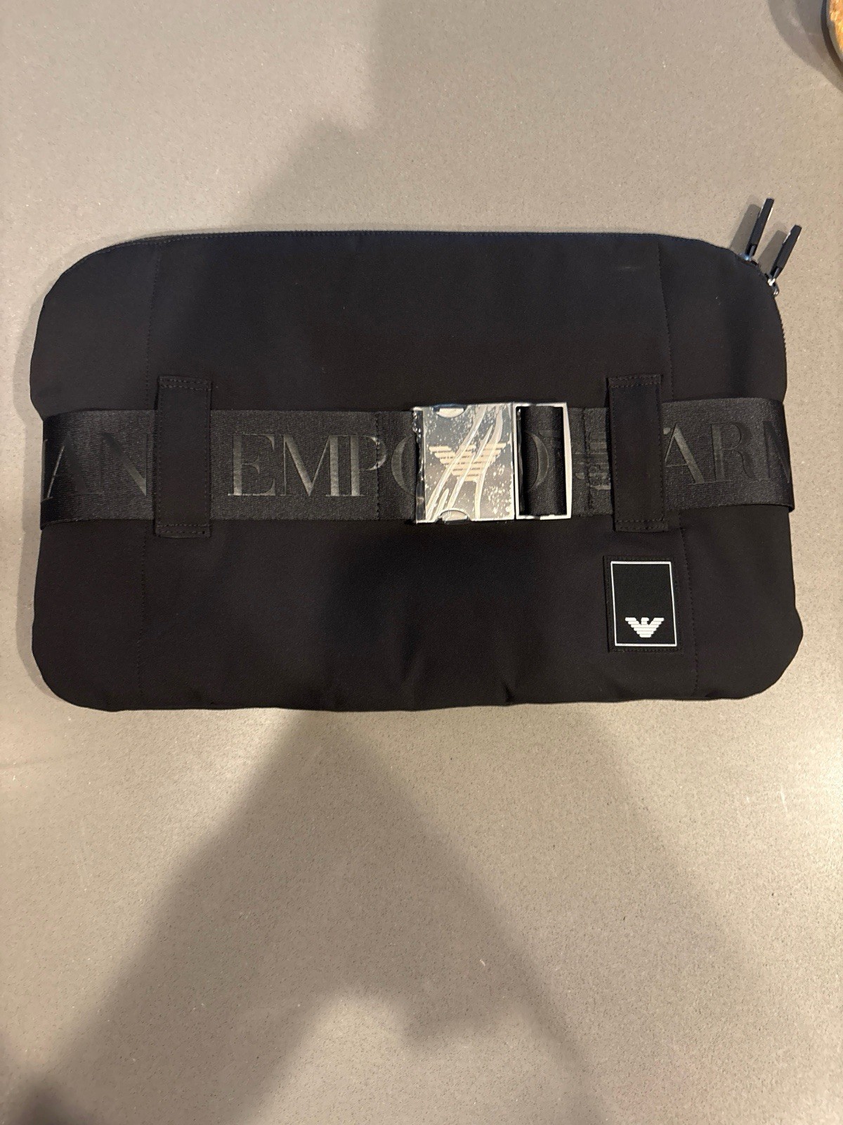 Emporio Armani Travel Capsule Tech Pouch/document Case