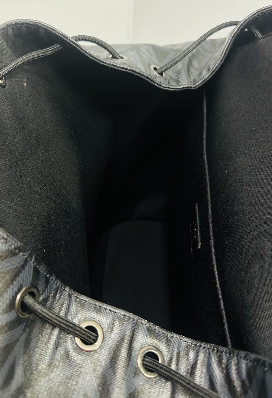 Christian Dior Hit the Road Backpack CD Diamond Coated Canvas