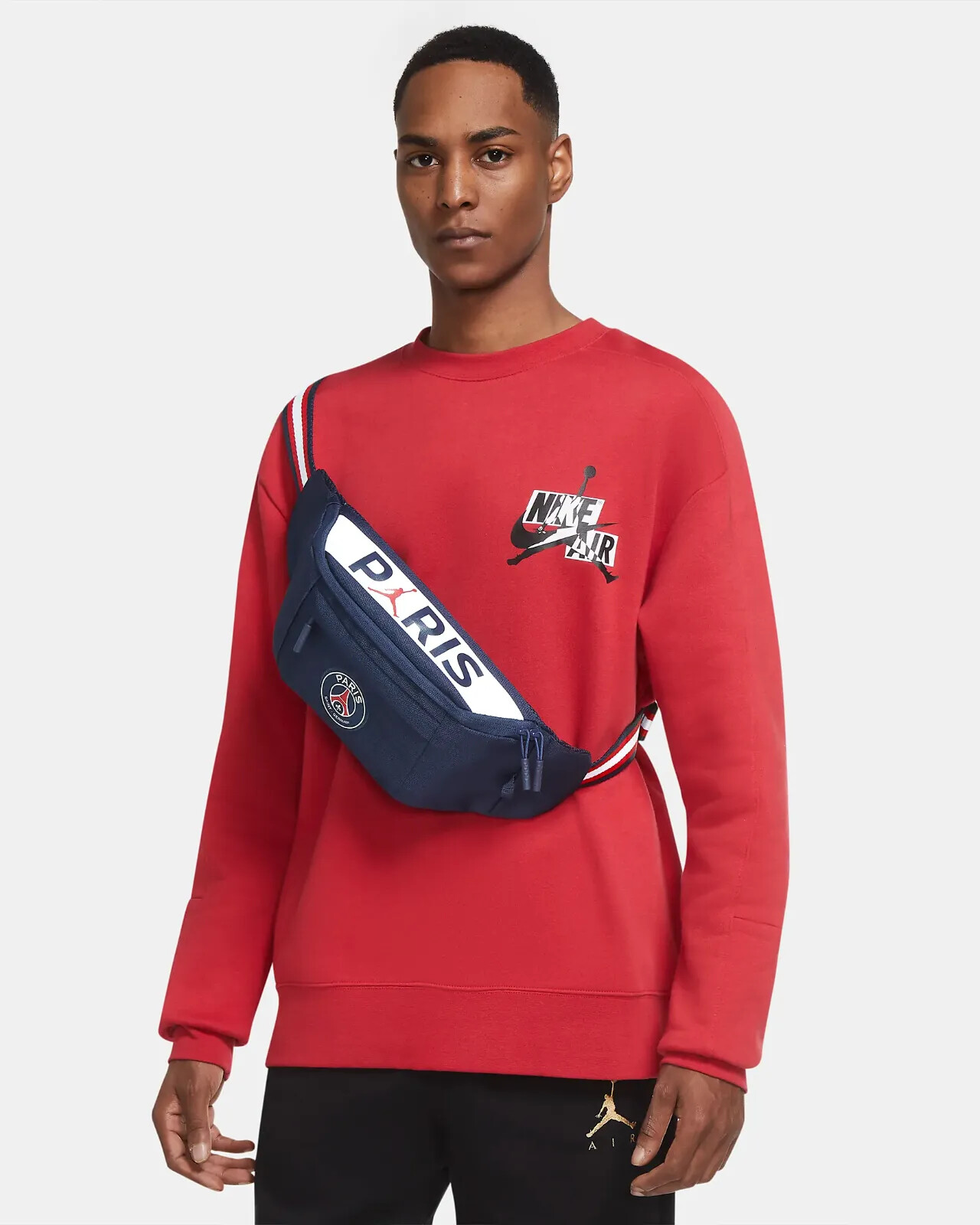 Jordan x Paris Saint Germain PSG Crossbody Bag Jumpman Fanny Pack 9A0564 U90 NWT
