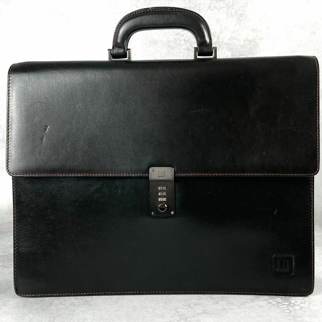 Dunhill Business Bag A4 storage briefcase for men brown dial lock 32×38.5×6cm
