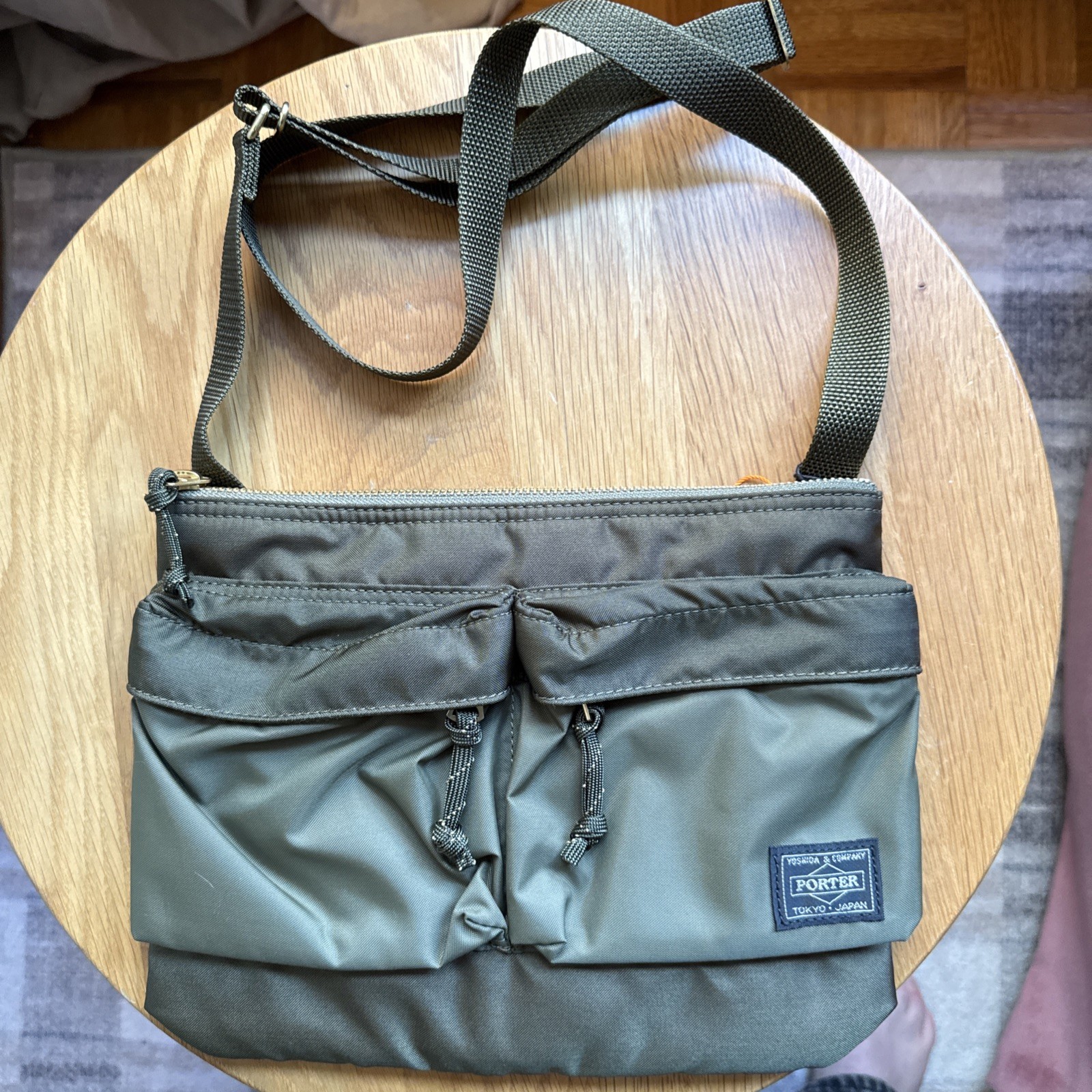 In Stock FS PORTER YOSHIDA BAG FORCE SHOULDER BAG 855-05458 olive drab