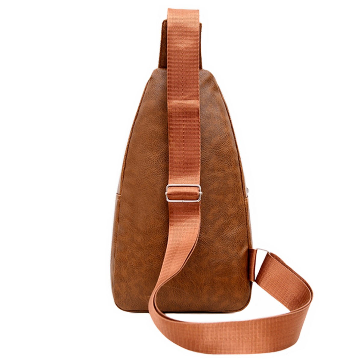 Men’s Multi Layer Single Shoulder Bag Outdoor Leisure Crossbody Bag Chest Bag