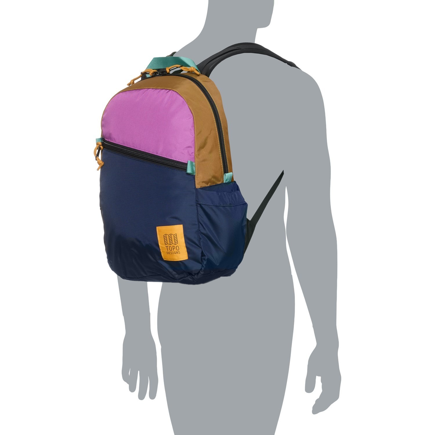 Topo Designs Light Pack 18.5L Backpack Recycled Nylon Laptop Sleeve
