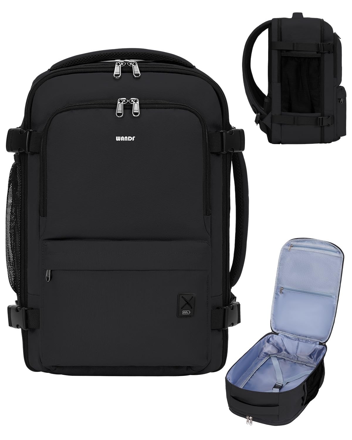 Personal Item Travel Bag, Small Travel Backpack 17x10x9 for United Airlines, …