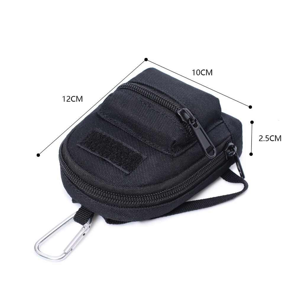 Tactical EDC Pouch Utility Zipper Pocket Organizer Small Coin Purse Keychain Bag