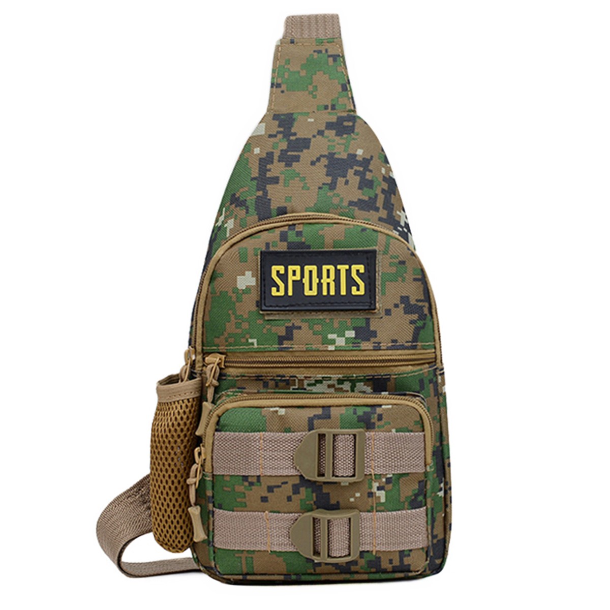 Nylon Fabric Men’S Cross-body Sling Bag Chest Bag Shoulder Bag
