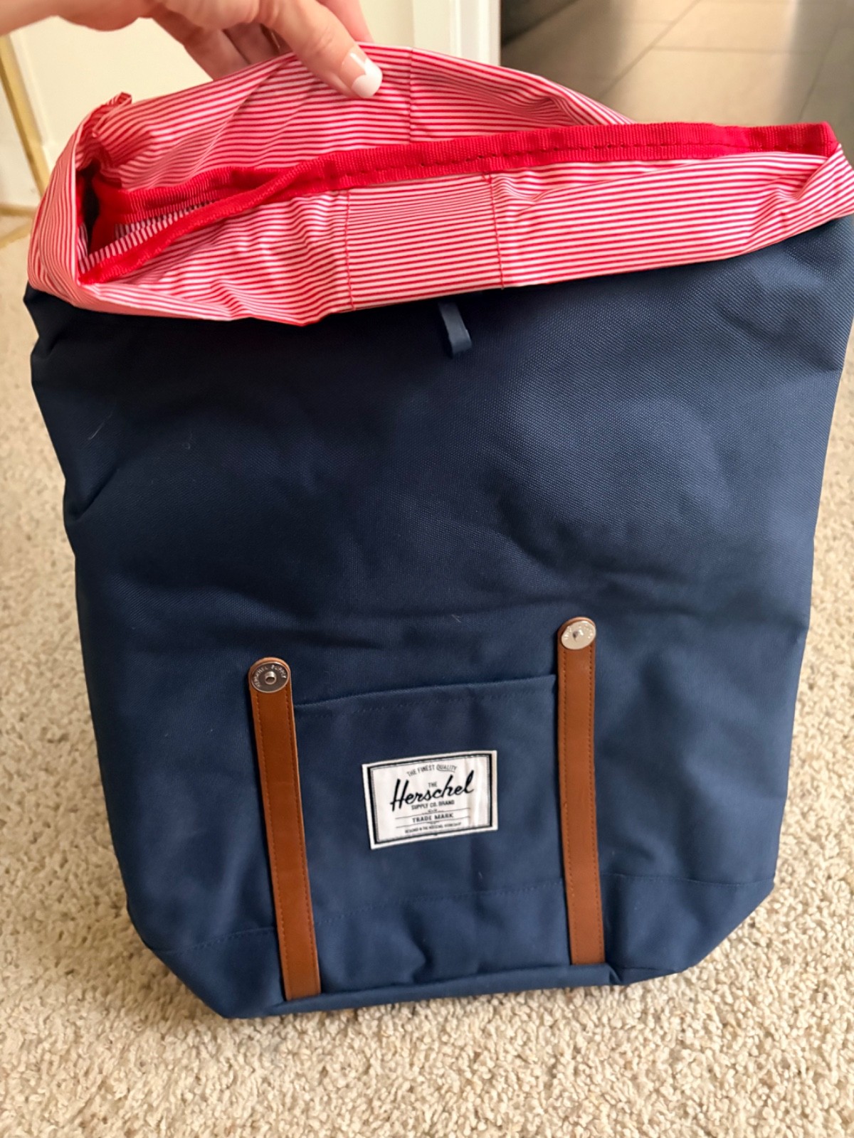 herschel mtv backpack navy blue