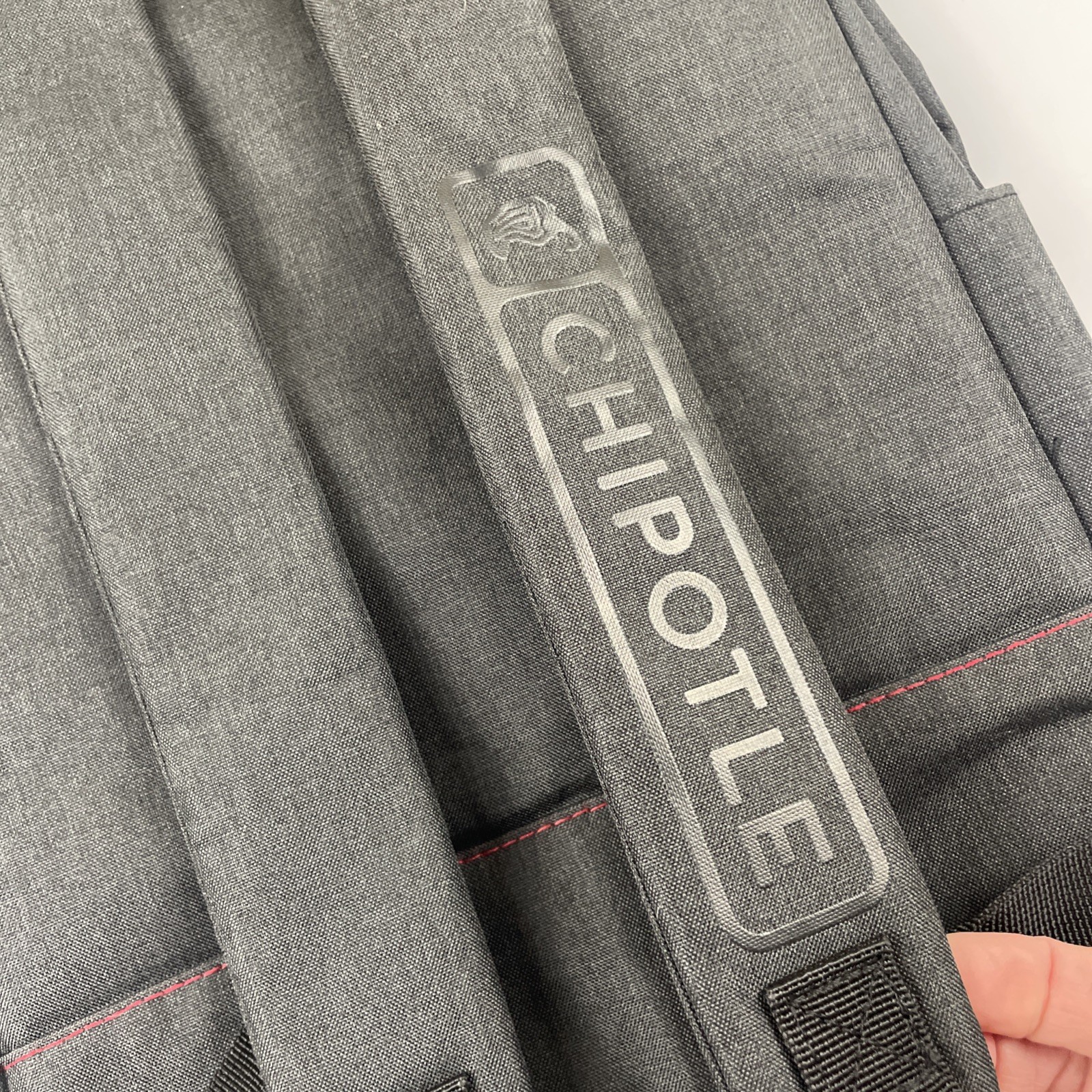 Chipotle Rolltop Backpack Laptop Sleeve Zip Closure Inside Divider Padded Canvas