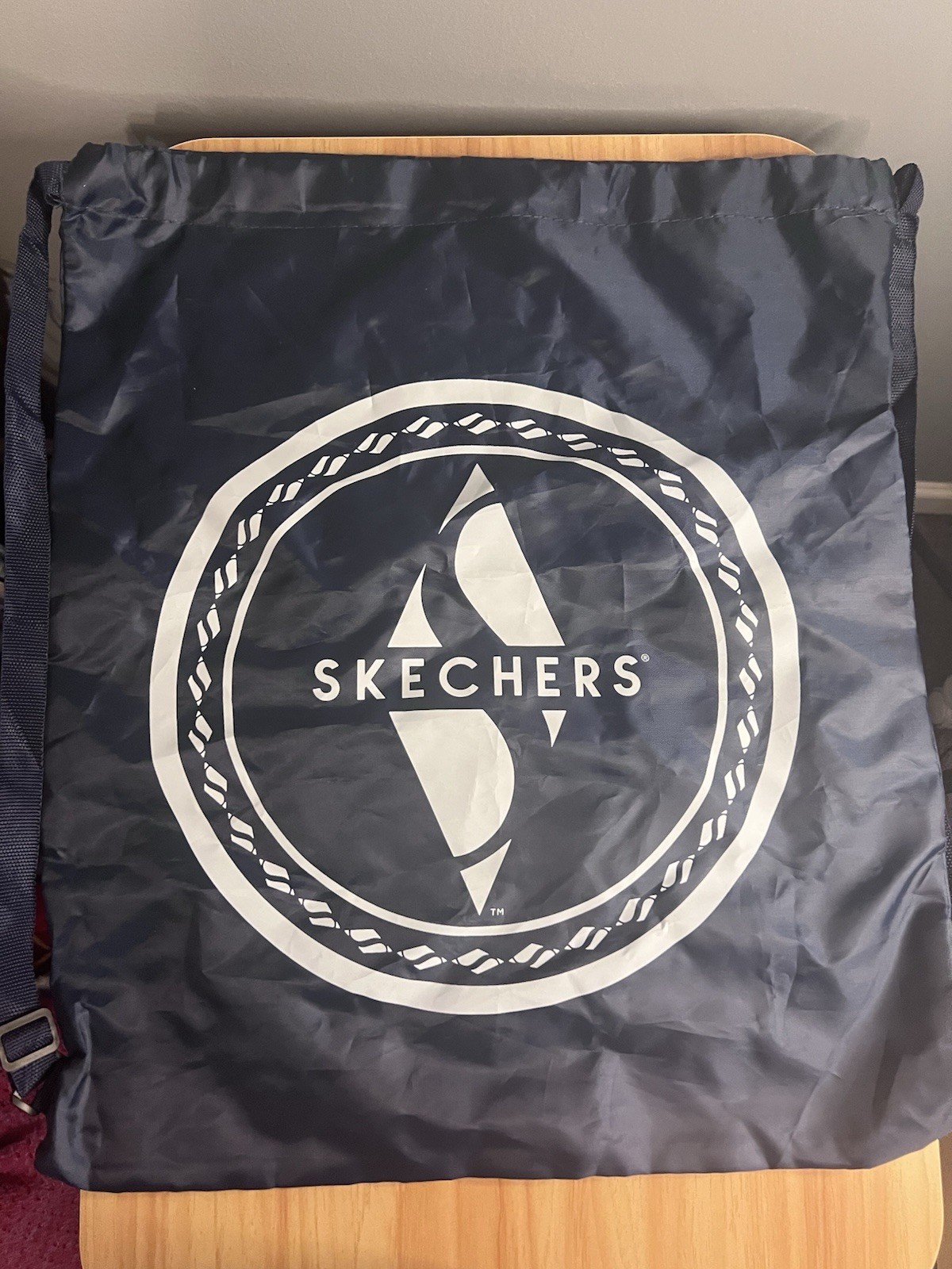 Skechers drawstring backpack Navy blue Nylon