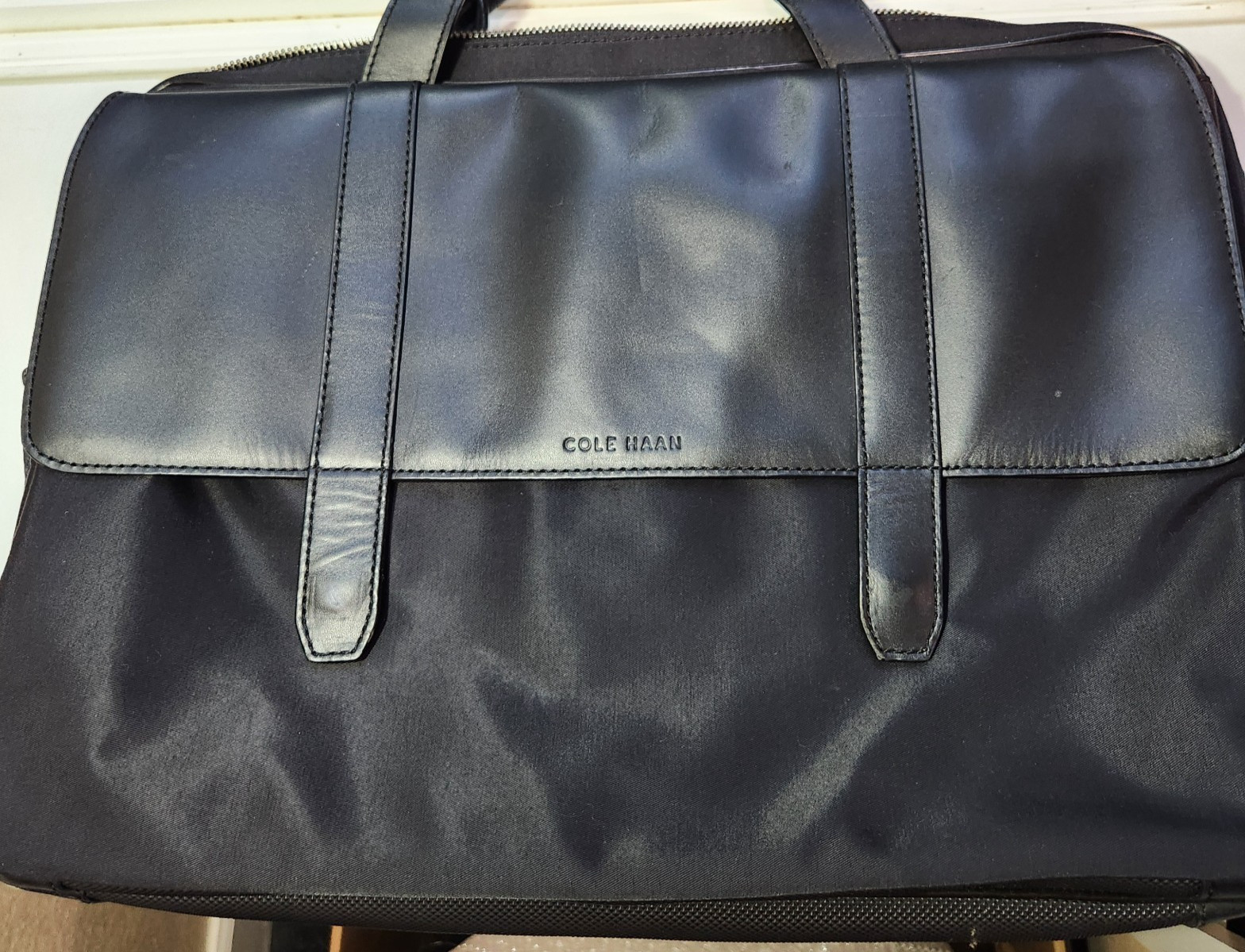 Cole Haan Black Laptop Bag