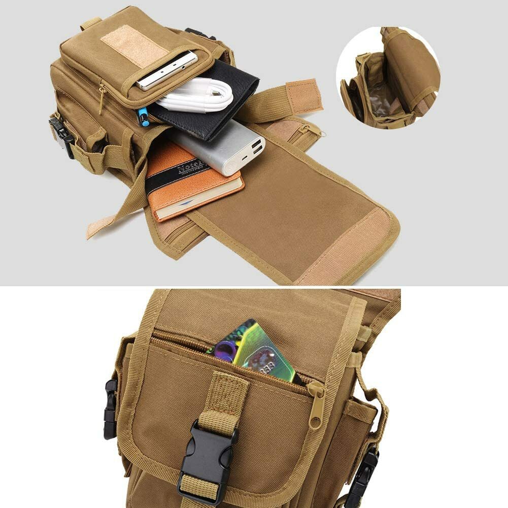 Multi-Purpose Tactical Drop Leg Bag Tool Fanny Thigh Pack Military Utility Pouch