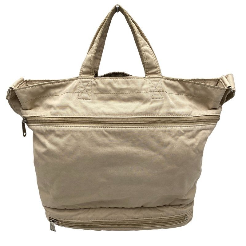 Authentic Porter Favor Shoulder Tote Bag Beige 34cm x 31cm Damaged Used Luggage